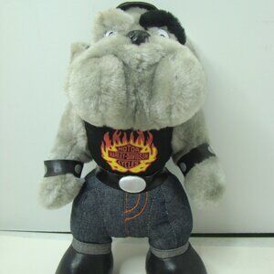Harley Davidson Collectable Plush Bulldog 11”